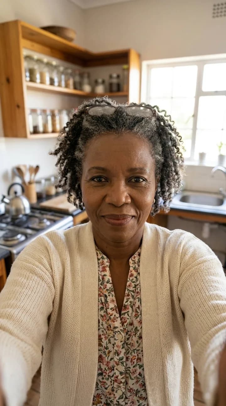 Wanjiru, a creator made with the guide's anchor prompt