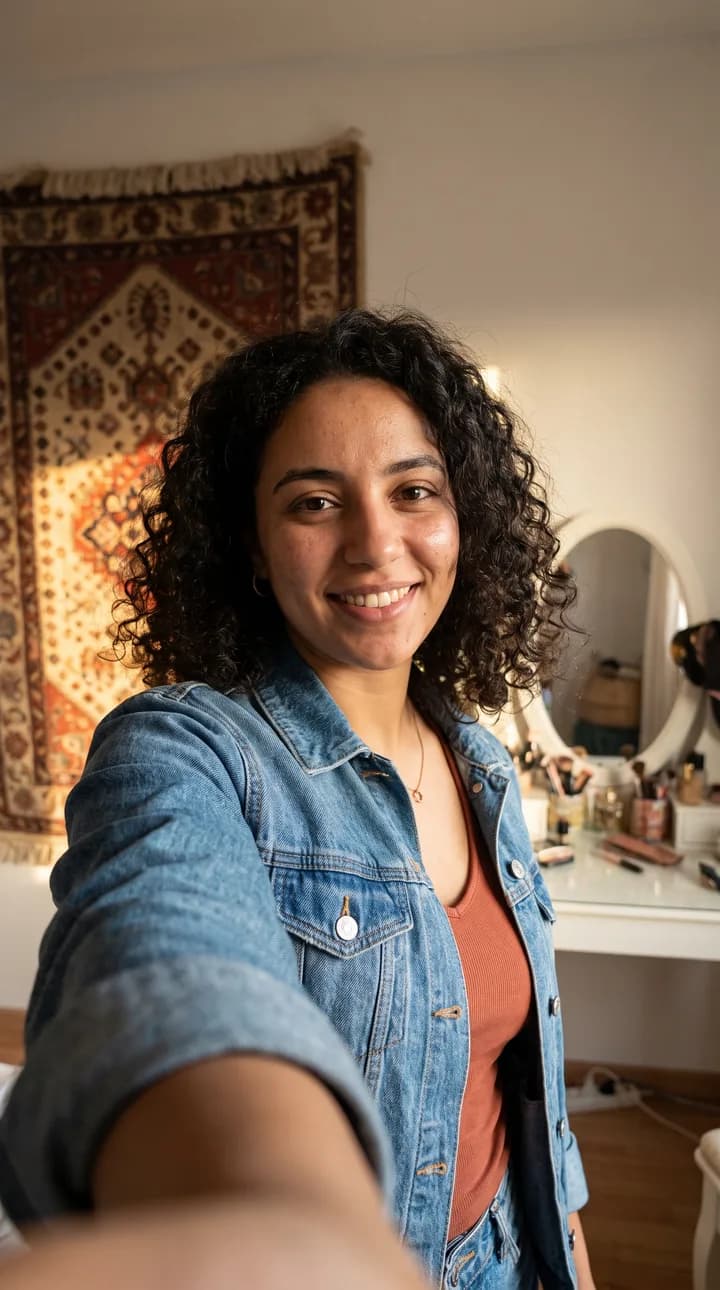 Yasmine, a creator made with the guide's anchor prompt