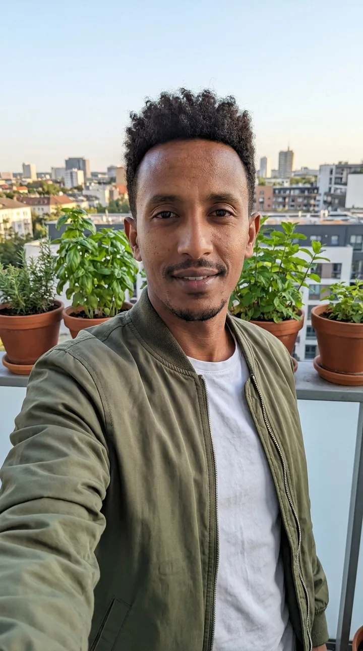 The photo in: an AI actor from the starter cast, for Earth zoom-out
